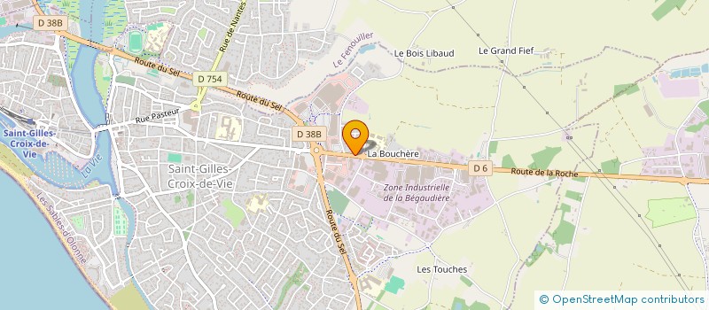 localisation de l'entreprise MONSIEUR GUILLAUME MARIONNEAU à SAINT-GILLES-CROIX-DE-VIE