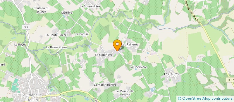 localisation de l'entreprise MONSIEUR GUILLAUME MARIONNEAU  VALLET