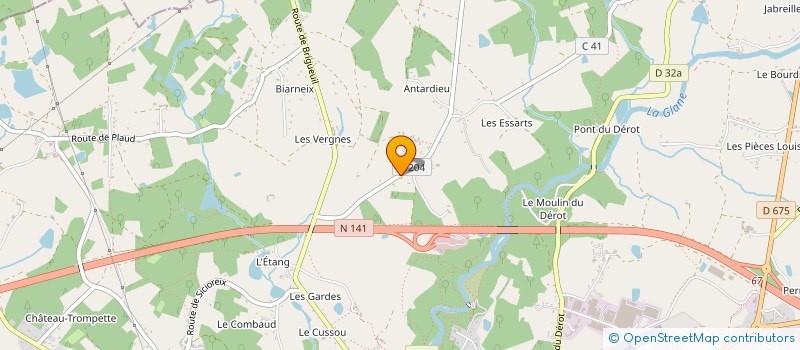 localisation de l'entreprise MONSIEUR GUILLAUME MARLIAC à SAINT-JUNIEN