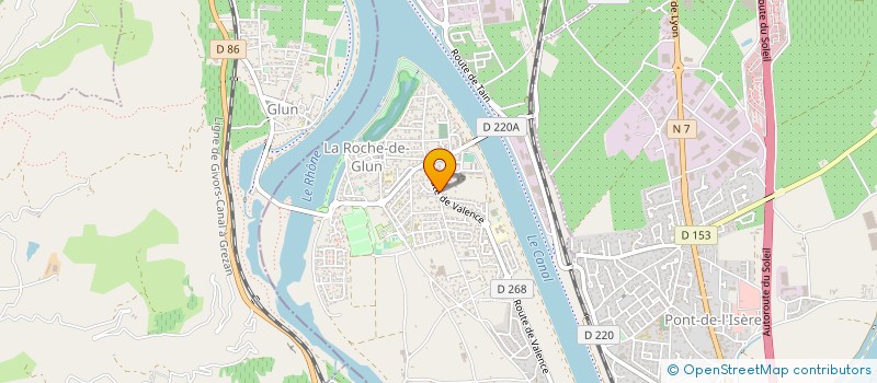 localisation de l'entreprise MONSIEUR GUILLAUME MARMOUD  LA ROCHE-DE-GLUN