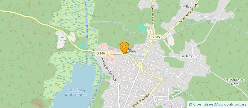 localisation de l'entreprise MONSIEUR GUILLAUME MARQUET  BISCARROSSE