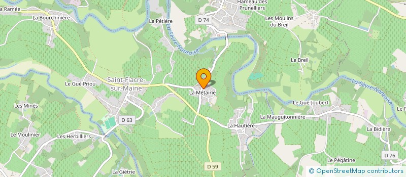 localisation de l'entreprise MONSIEUR GUILLAUME MARQUIS  SAINT-FIACRE-SUR-MAINE