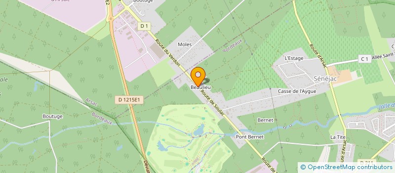 localisation de l'entreprise MONSIEUR GUILLAUME MARSAT  LE PIAN-MEDOC