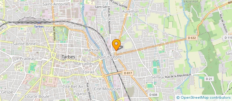 localisation de l'entreprise MONSIEUR GUILLAUME MARTHE  AUREILHAN
