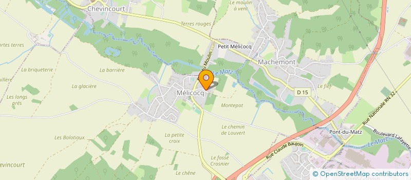 localisation de l'entreprise MONSIEUR GUILLAUME MARTI à MELICOCQ