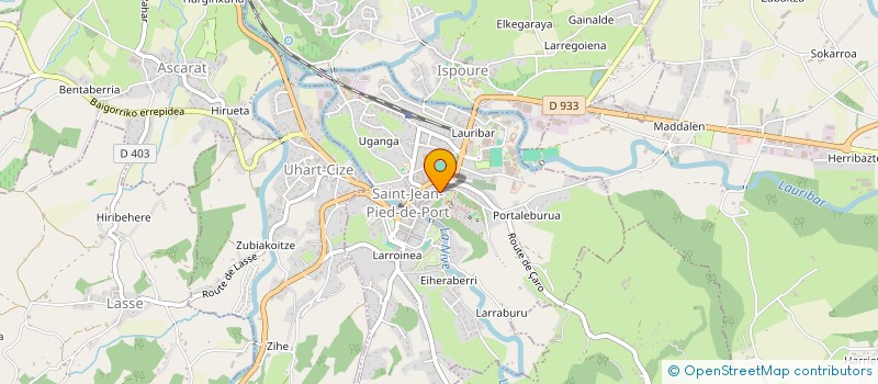 localisation de l'entreprise MONSIEUR GUILLAUME MARTIN à SAINT-JEAN-PIED-DE-PORT