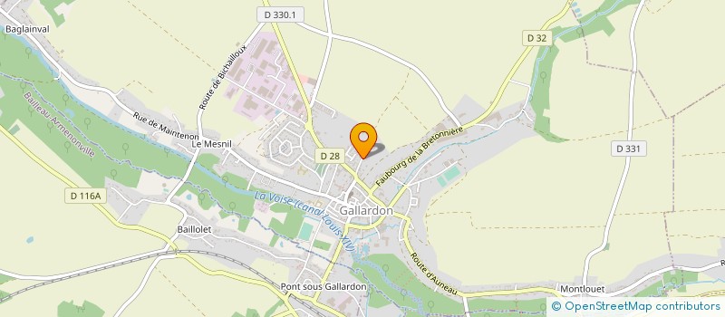 localisation de l'entreprise MONSIEUR GUILLAUME MARTIN à GALLARDON