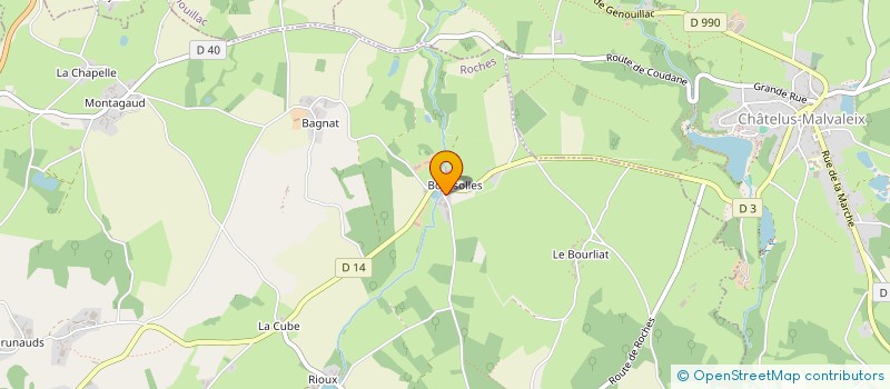 localisation de l'entreprise MONSIEUR GUILLAUME MARTIN  ROCHES