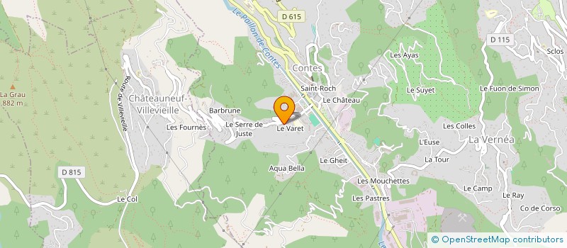 localisation de l'entreprise MONSIEUR GUILLAUME MARTIN à CONTES