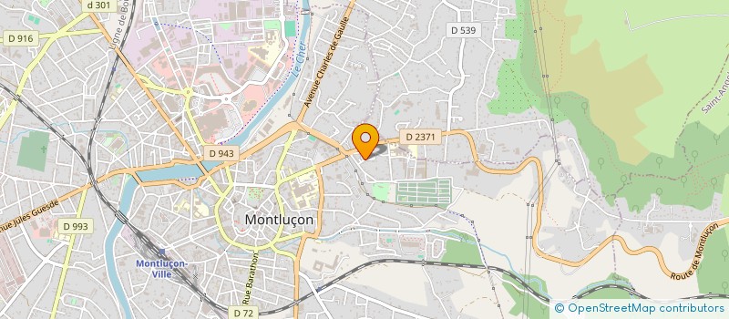 localisation de l'entreprise MONSIEUR GUILLAUME MARTIN à MONTLUCON