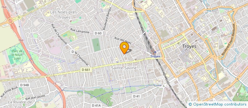 localisation de l'entreprise MONSIEUR GUILLAUME MARTIN  SAINTE-SAVINE