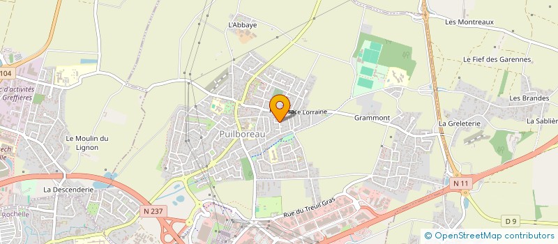 localisation de l'entreprise MONSIEUR GUILLAUME MARTIN HEGOT  LA ROCHELLE