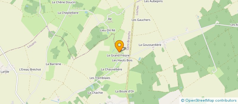 localisation de l'entreprise MONSIEUR GUILLAUME MARTINEAU  LOUANS