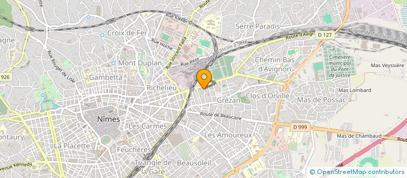 localisation de l'entreprise MONSIEUR GUILLAUME MARTINEZ  NIMES