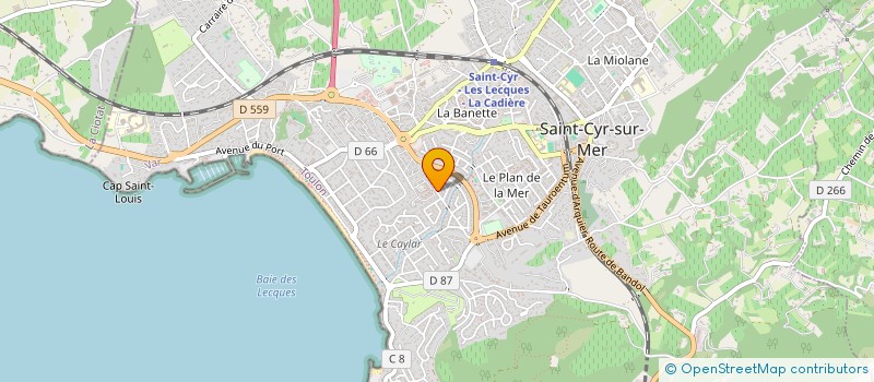 localisation de l'entreprise MONSIEUR GUILLAUME MASAROTTI à SAINT-CYR-SUR-MER