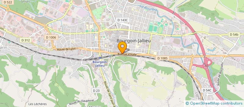 localisation de l'entreprise MONSIEUR GUILLAUME MASSARD  BOURGOIN-JALLIEU