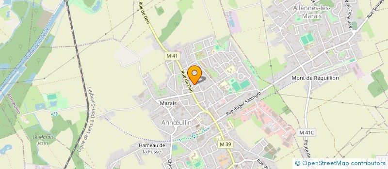 localisation de l'entreprise MONSIEUR GUILLAUME MASSE  ANNULLIN