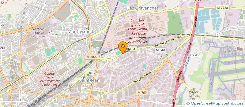 localisation de l'entreprise MONSIEUR GUILLAUME MASSERON  CLERMONT-FERRAND