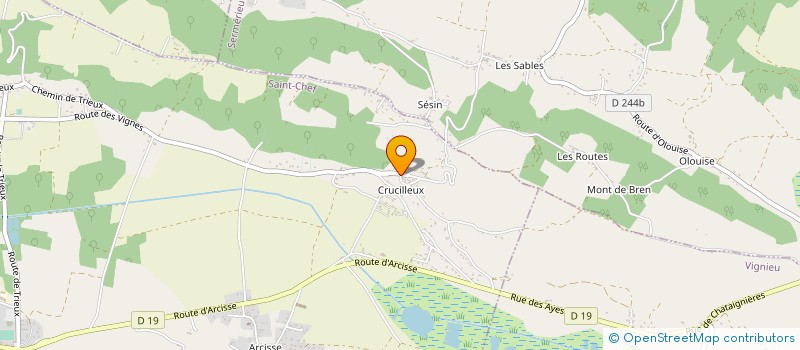 localisation de l'entreprise MONSIEUR GUILLAUME MASSON  SAINT-CHEF