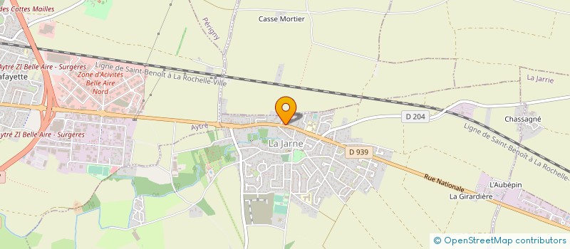 localisation de l'entreprise MONSIEUR GUILLAUME MATHA  LA JARNE