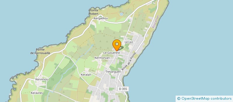 localisation de l'entreprise MONSIEUR GUILLAUME MATHIEU  ROSCANVEL