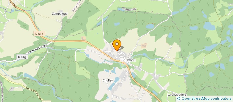 localisation de l'entreprise MONSIEUR GUILLAUME MATHIEU  LIEUDIEU