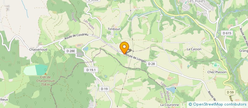 localisation de l'entreprise MONSIEUR GUILLAUME MATRAT  CONDRIEU