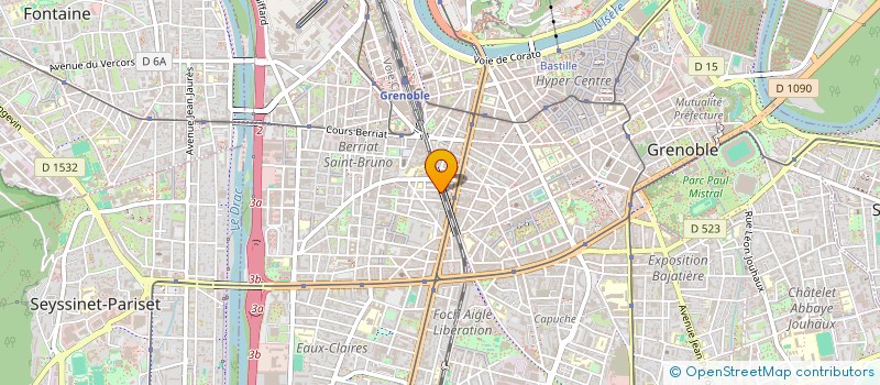 localisation de l'entreprise MONSIEUR GUILLAUME MAUDUIT  GRENOBLE