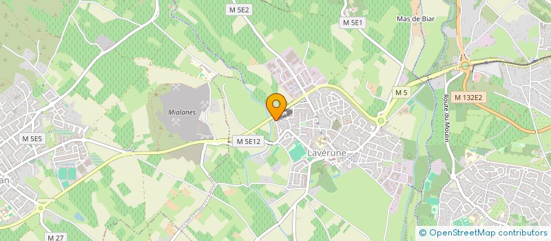 localisation de l'entreprise MONSIEUR GUILLAUME MAURIN  LAVERUNE