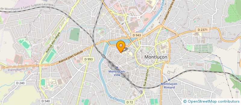 localisation de l'entreprise MONSIEUR GUILLAUME MAZANKIEWICZ à MONTLUCON