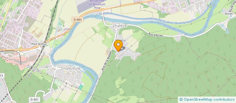 localisation de l'entreprise MONSIEUR GUILLAUME MEFFRAY  CHALEZE