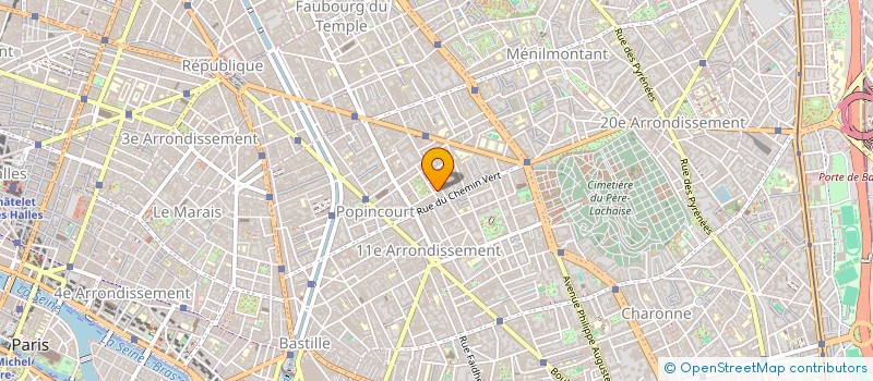 localisation de l'entreprise MONSIEUR GUILLAUME MEIGNEUX  PARIS