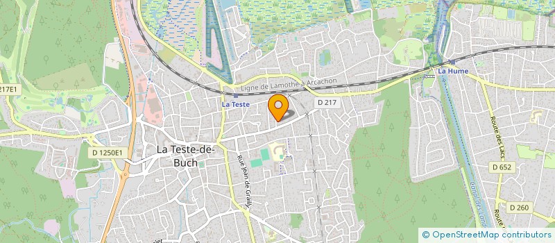 localisation de l'entreprise MONSIEUR GUILLAUME MELIN à LA TESTE-DE-BUCH