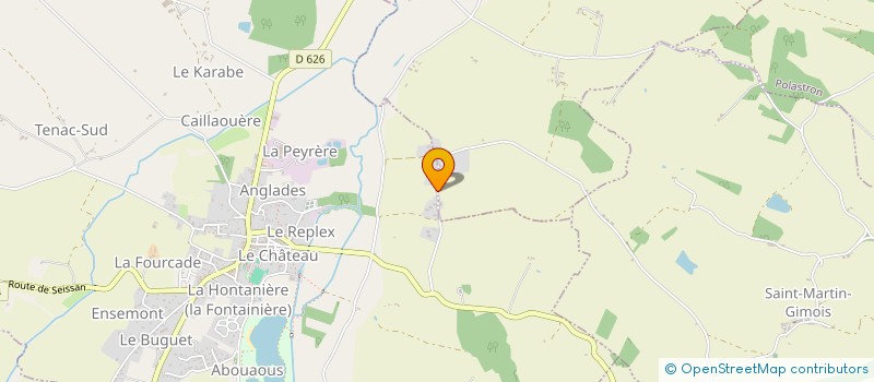 localisation de l'entreprise MONSIEUR GUILLAUME MENA  TIRENT-PONTEJAC