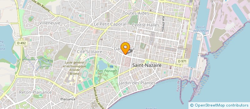 localisation de l'entreprise MONSIEUR GUILLAUME MENARD à SAINT-NAZAIRE