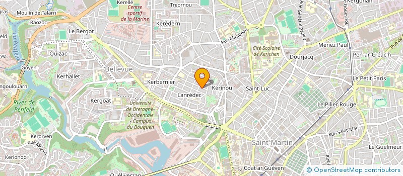 localisation de l'entreprise MONSIEUR GUILLAUME MENES à BREST