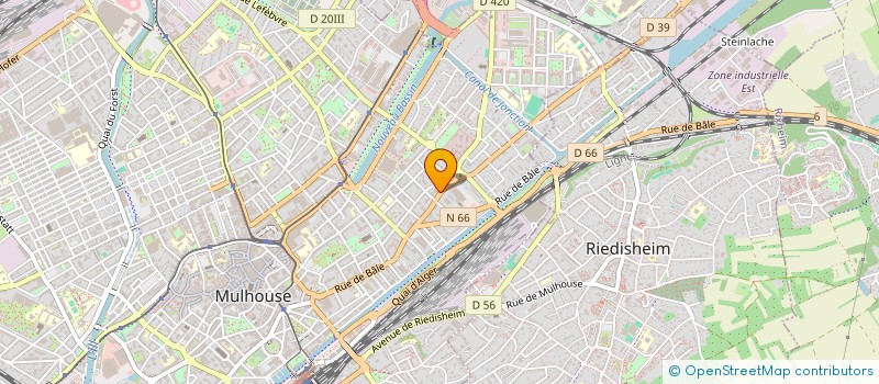 localisation de l'entreprise MONSIEUR GUILLAUME MENTELE  MULHOUSE