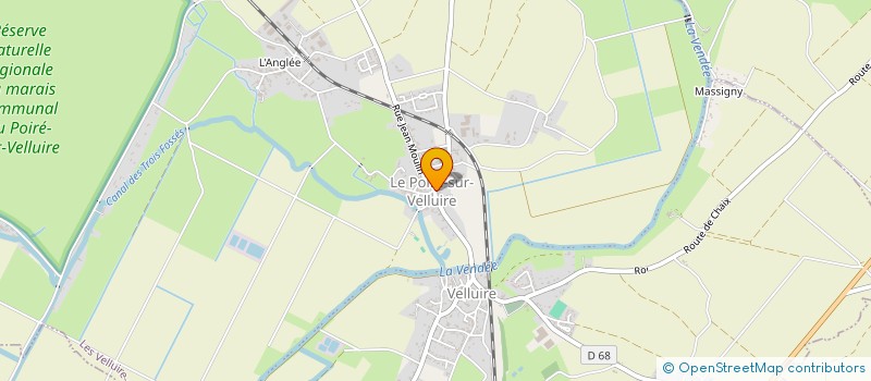 localisation de l'entreprise MONSIEUR GUILLAUME MERCIER à LES VELLUIRE-SUR-VENDEE