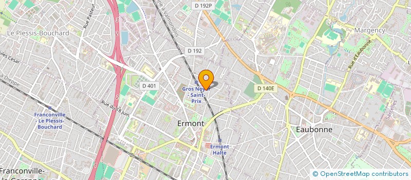 localisation de l'entreprise MONSIEUR GUILLAUME MERCIER  ERMONT