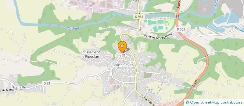 localisation de l'entreprise MONSIEUR GUILLAUME MERCY  SAINT-SEVER