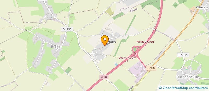 localisation de l'entreprise MONSIEUR GUILLAUME MERELLE  BEHEN