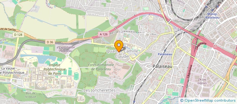 localisation de l'entreprise MONSIEUR GUILLAUME MERIC  PALAISEAU