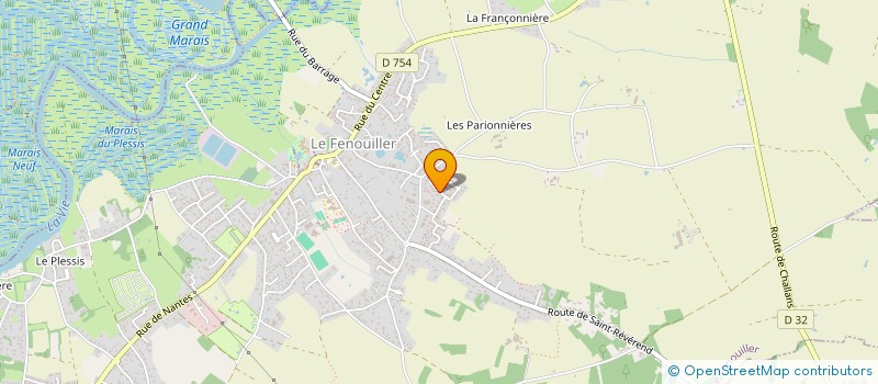 localisation de l'entreprise MONSIEUR GUILLAUME MERLET  LE FENOUILLER