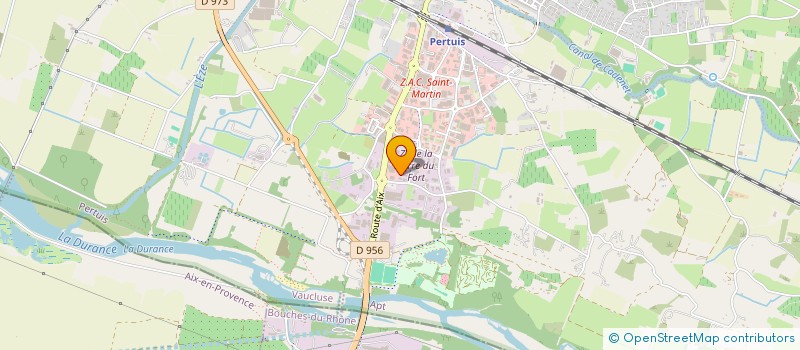 localisation de l'entreprise MONSIEUR GUILLAUME MERLIN  PERTUIS