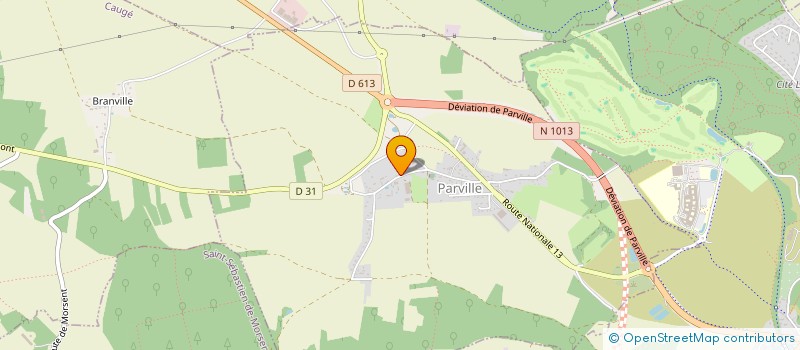 localisation de l'entreprise MONSIEUR GUILLAUME METAYER  PARVILLE