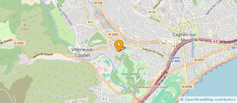 localisation de l'entreprise MONSIEUR GUILLAUME METTOUDI  VILLENEUVE-LOUBET