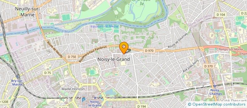 localisation de l'entreprise MONSIEUR GUILLAUME MEUNIER à NOISY-LE-GRAND