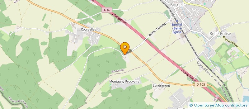 localisation de l'entreprise MONSIEUR GUILLAUME MEUNIER  BORNEL