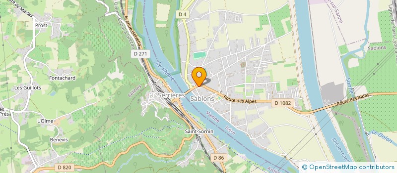 localisation de l'entreprise MONSIEUR GUILLAUME MIALON  CHANAS