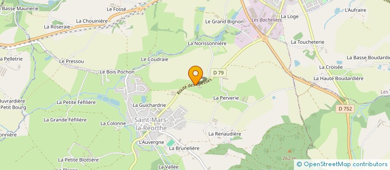 localisation de l'entreprise MONSIEUR GUILLAUME MICHEAU à SAINT-MARS-LA-REORTHE